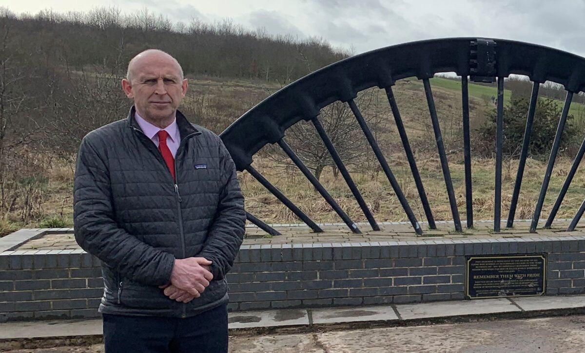 Miners Should Get Pension Increase Inquiry Concludes John Healey MP   John Healey MP At The Former Silverwood Colliery Site E1614183840453 1200x725 